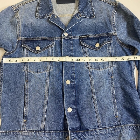 Calvin Klevin Unisex Jean Jacket L - Picture 7 of 10